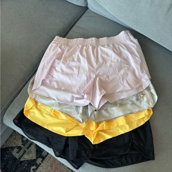 Athleta Women's Athletic Shorts Set - Pink, Gray, Yellow, Black (4 sets) - Picture 1 of 4